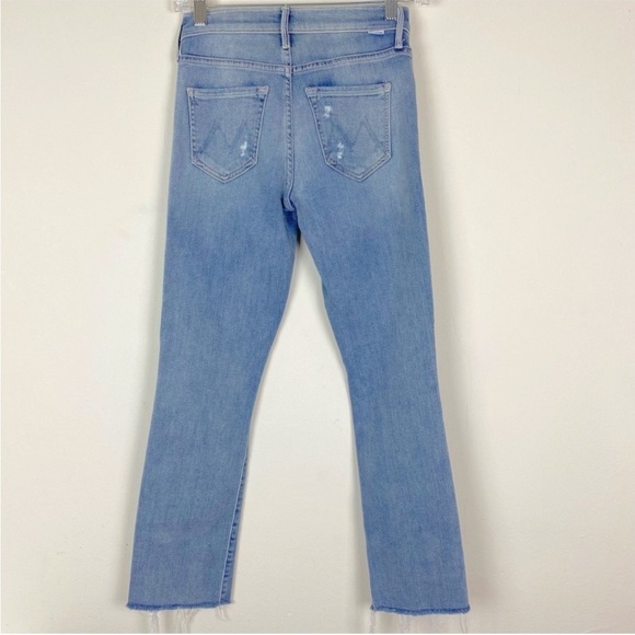 Mother The Rascal Snippet Ripped Ankle Straight Jeans Size 24 - Picture 5 of 15